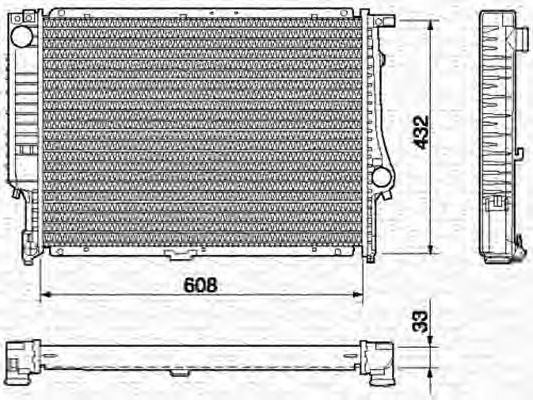 Radiator racire motor