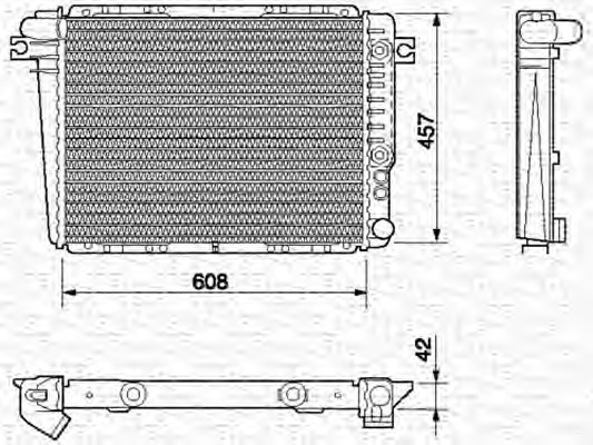 Radiator racire motor