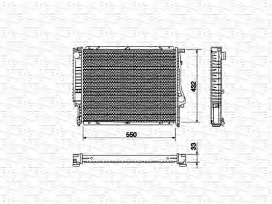 Radiator racire motor