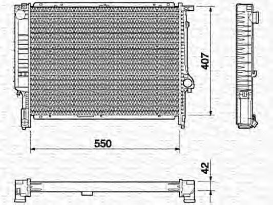 Radiator racire motor