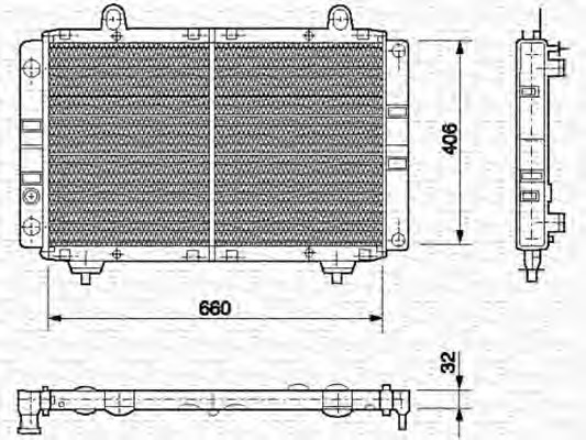 Radiator racire motor