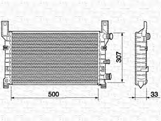 Radiator racire motor