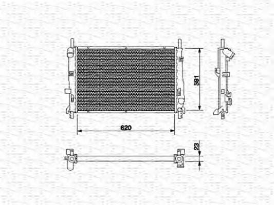 Radiator racire motor