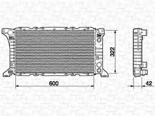 Radiator racire motor