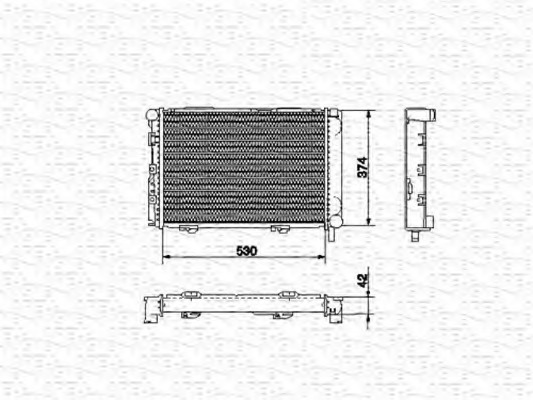 Radiator racire motor