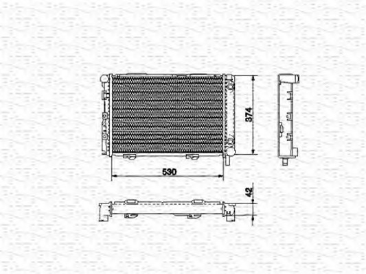 Radiator racire motor