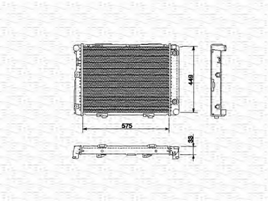 Radiator racire motor