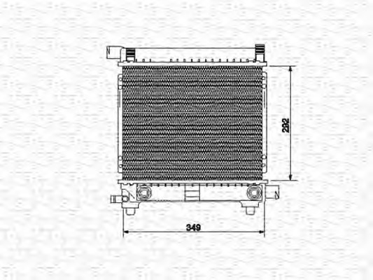 Radiator racire motor