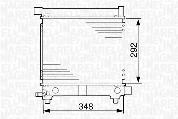 Radiator racire motor