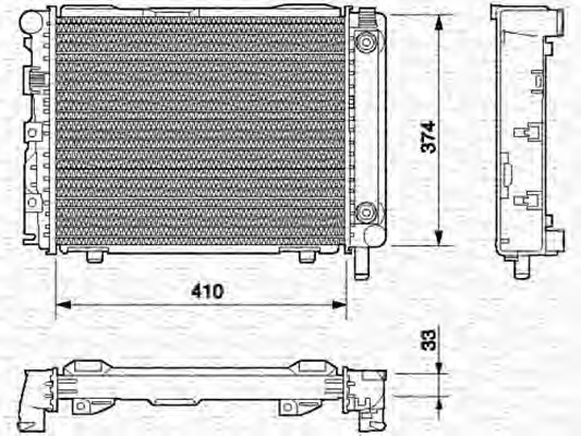 Radiator racire motor