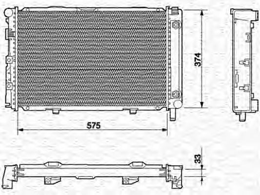 Radiator racire motor