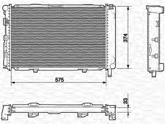 Radiator racire motor