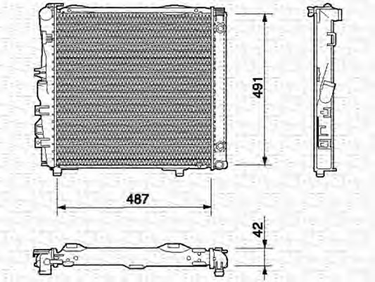 Radiator racire motor