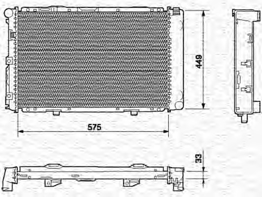 Radiator racire motor