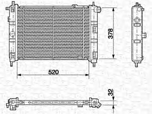 Radiator racire motor