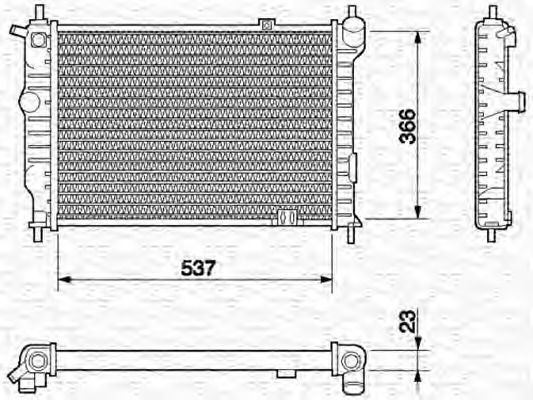 Radiator racire motor