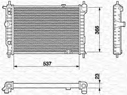 Radiator racire motor