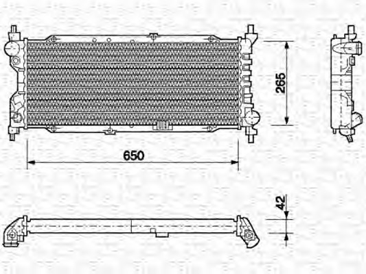 Radiator racire motor