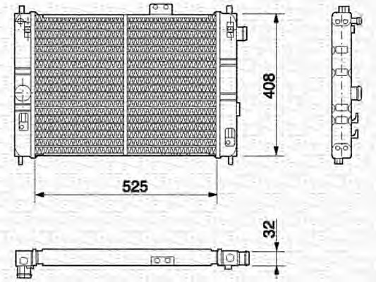 Radiator racire motor