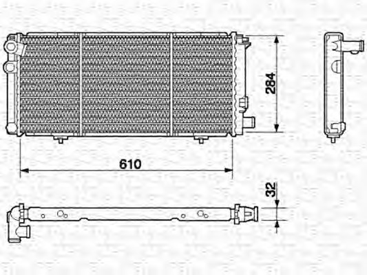 Radiator racire motor