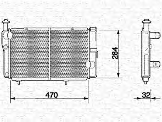 Radiator racire motor