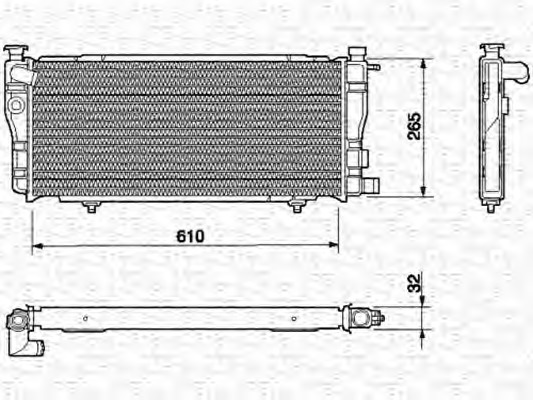 Radiator racire motor