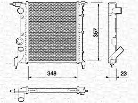 Radiator racire motor