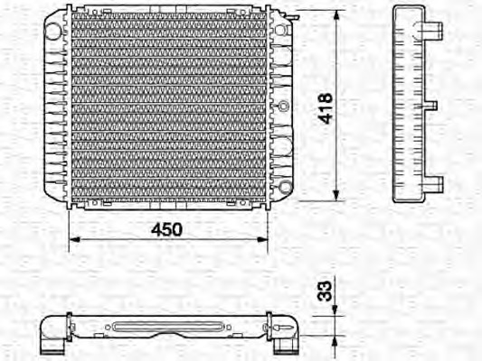 Radiator racire motor