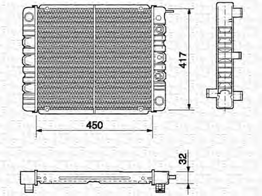 Radiator racire motor