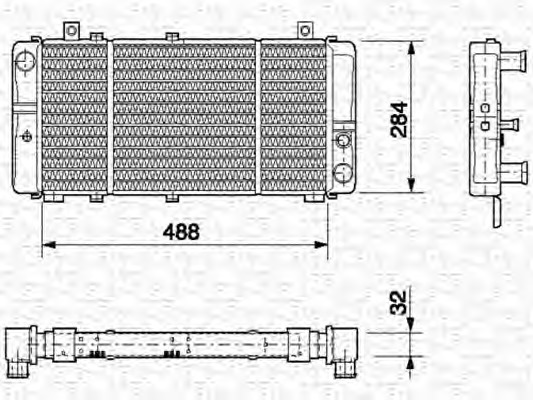 Radiator racire motor