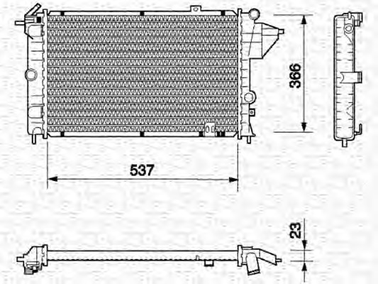 Radiator racire motor