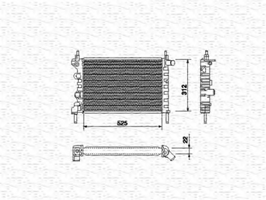 Radiator racire motor