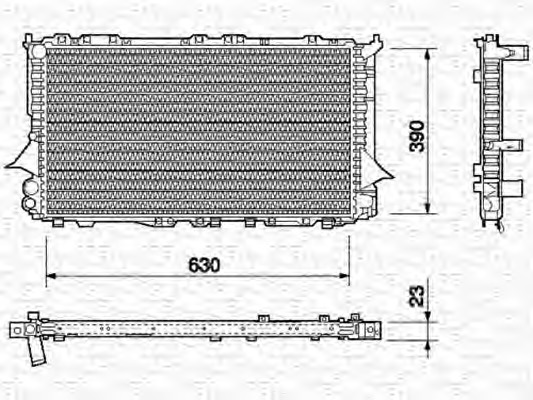 Radiator racire motor