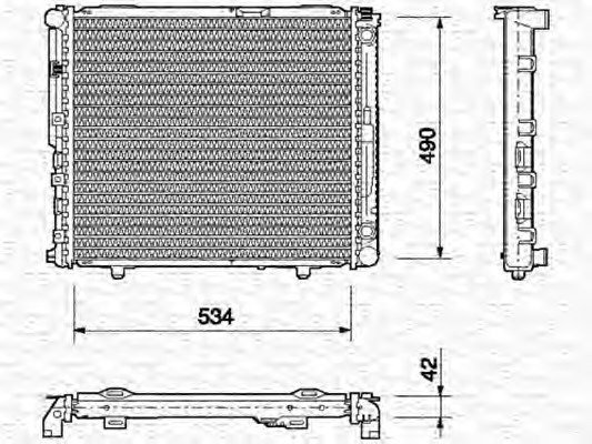 Radiator racire motor