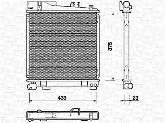 Radiator racire motor