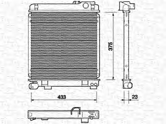 Radiator racire motor