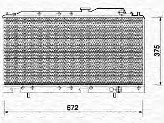 Radiator racire motor