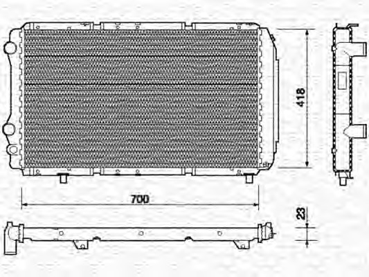 Radiator racire motor