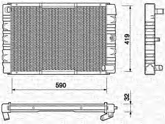 Radiator racire motor