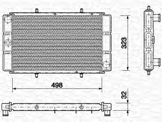 Radiator racire motor