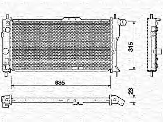 Radiator racire motor