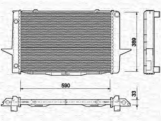 Radiator racire motor