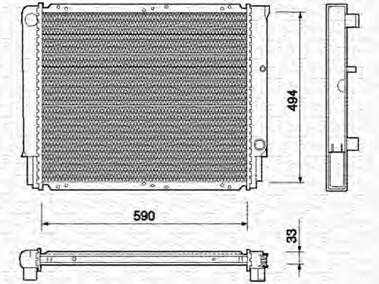 Radiator racire motor