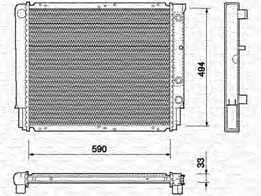 Radiator racire motor