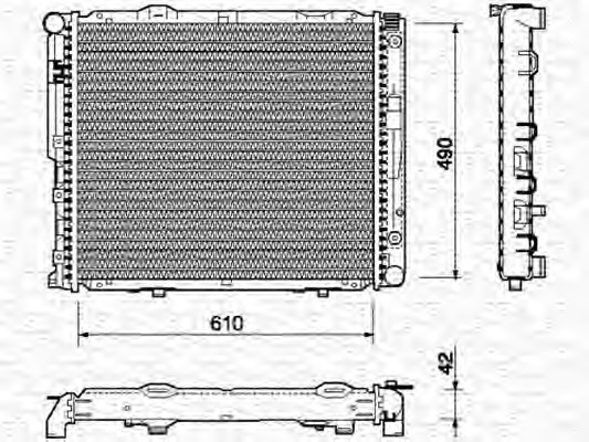 Radiator racire motor