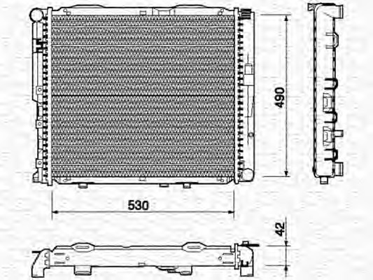 Radiator racire motor