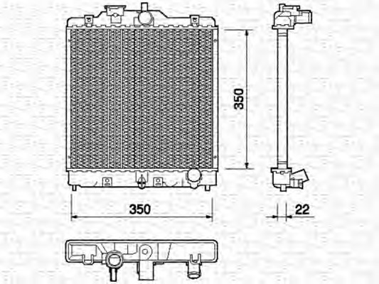 Radiator racire motor