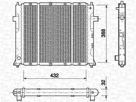 Radiator racire motor