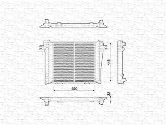 Radiator racire motor