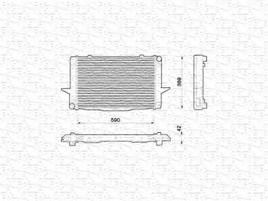 Radiator racire motor